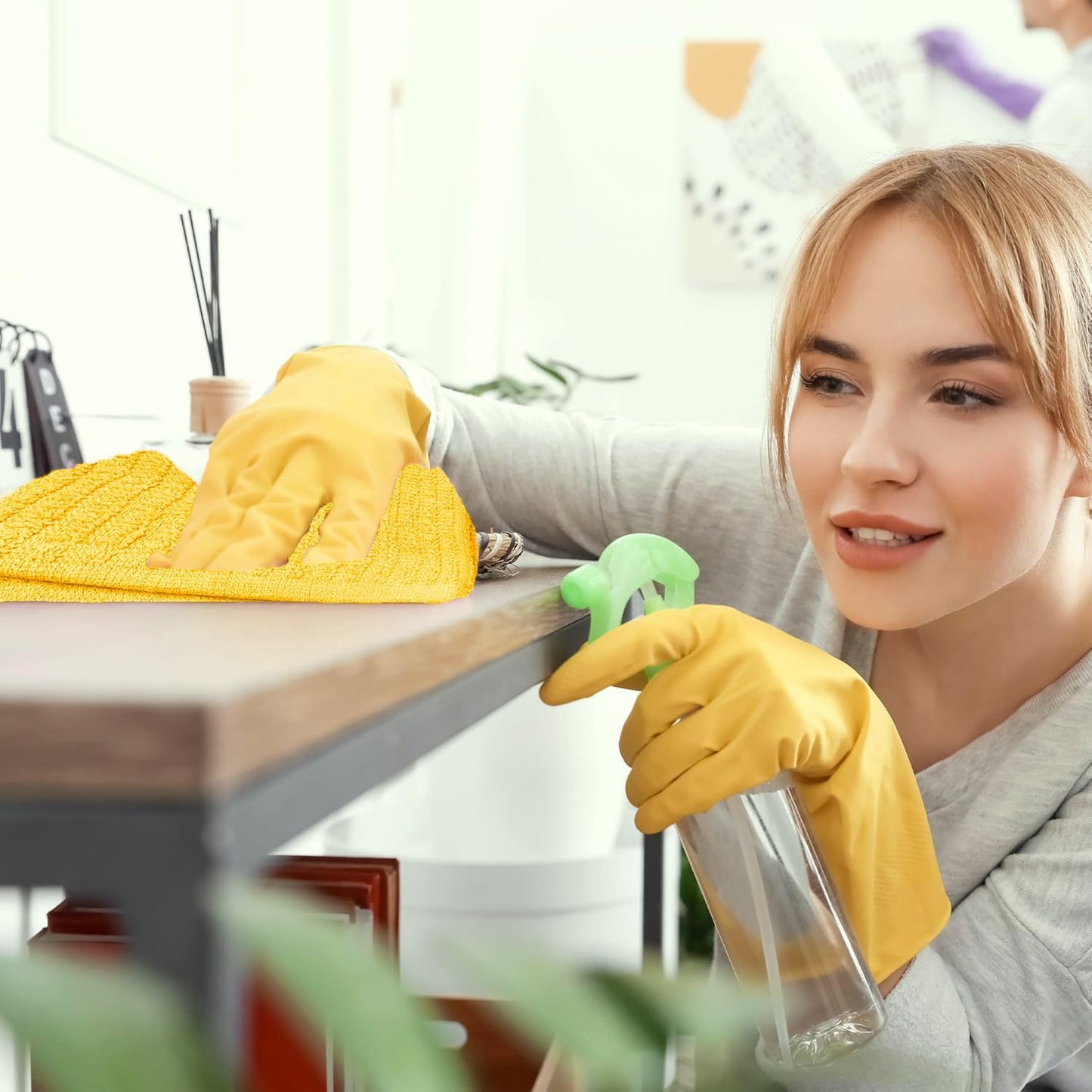 Bar Mop Towels Yellow – 16" x 19" | 100% Ring-Spun Cotton | 32 Oz per Dzn