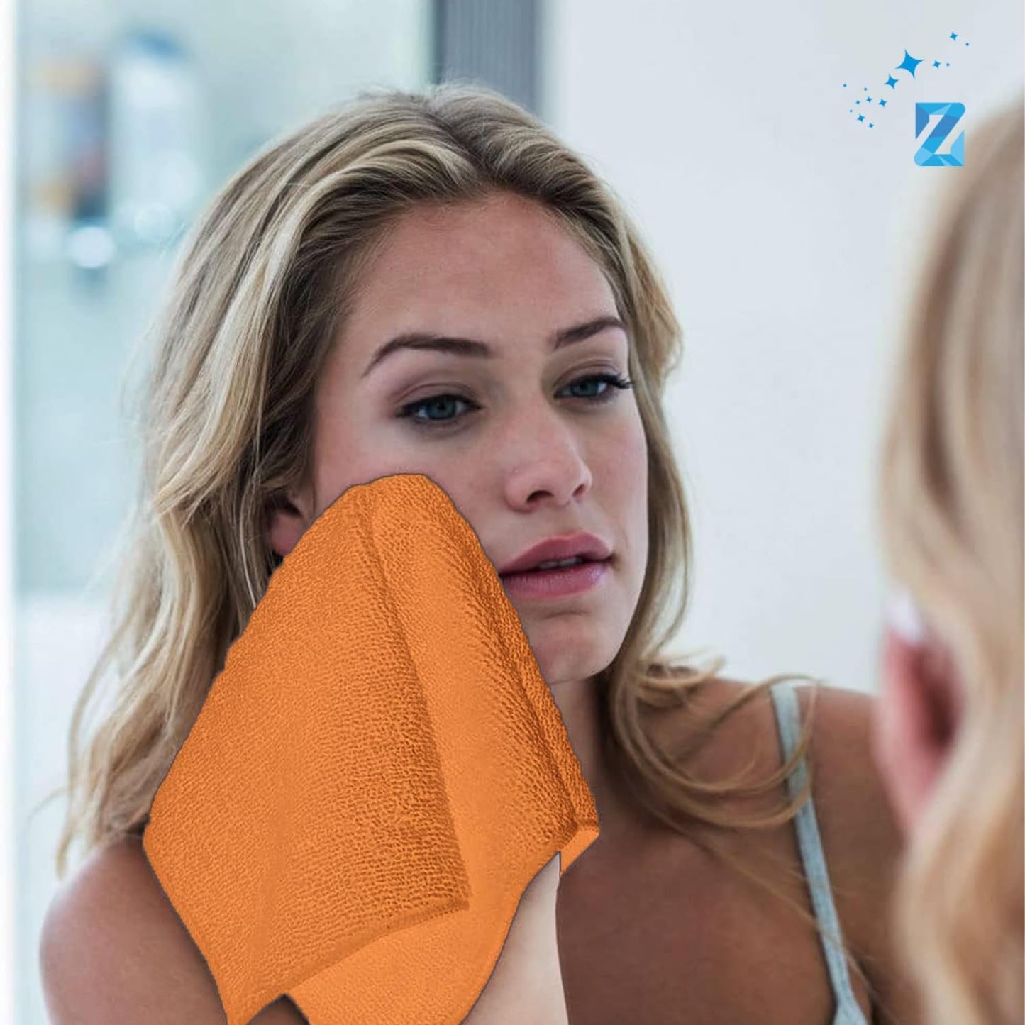 Cotton Washcloths (12 x 12 Inches) - | 100% Cotton | 500 GSM (Textured) | Pack of 12