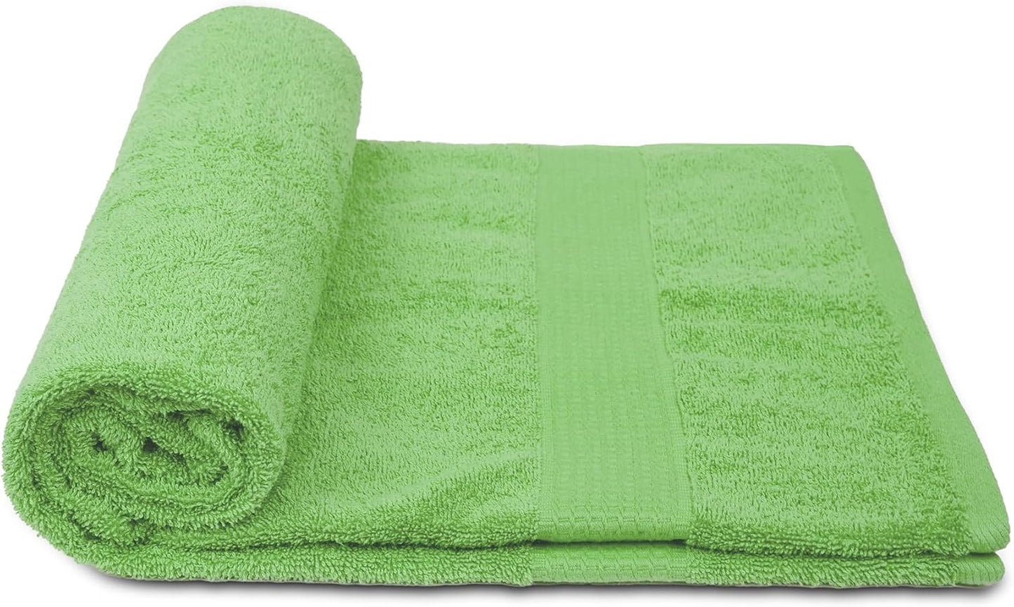 Sage Bath Towels (30 x 60 Inches) – 100% Ring-Spun Cotton | 500 GSM | Pack of 4