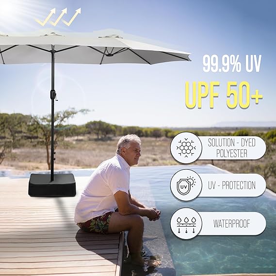 Umb-15ft RECT - Beige