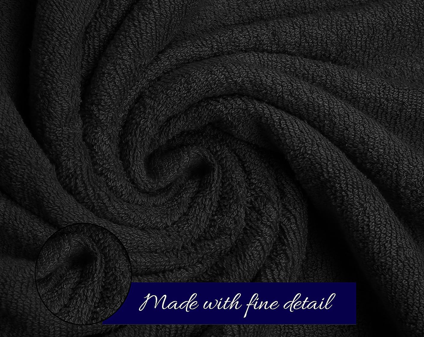 Bath Towels (27 x 54 Inches) – 100% Cotton | 500 GSM | Pack of 8
