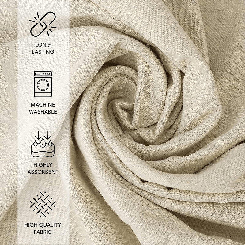 Canvas Drop Cloth (4x5 ft, 4-Pack) – Heavy Duty Cotton Blend
