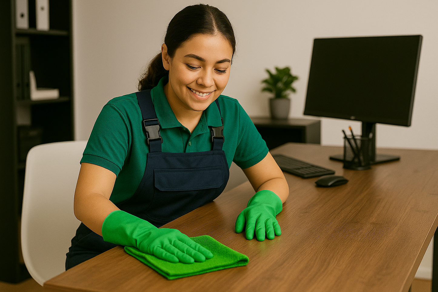 14x14 Microfiber Cleaning Towels – 50 Pack |Green|