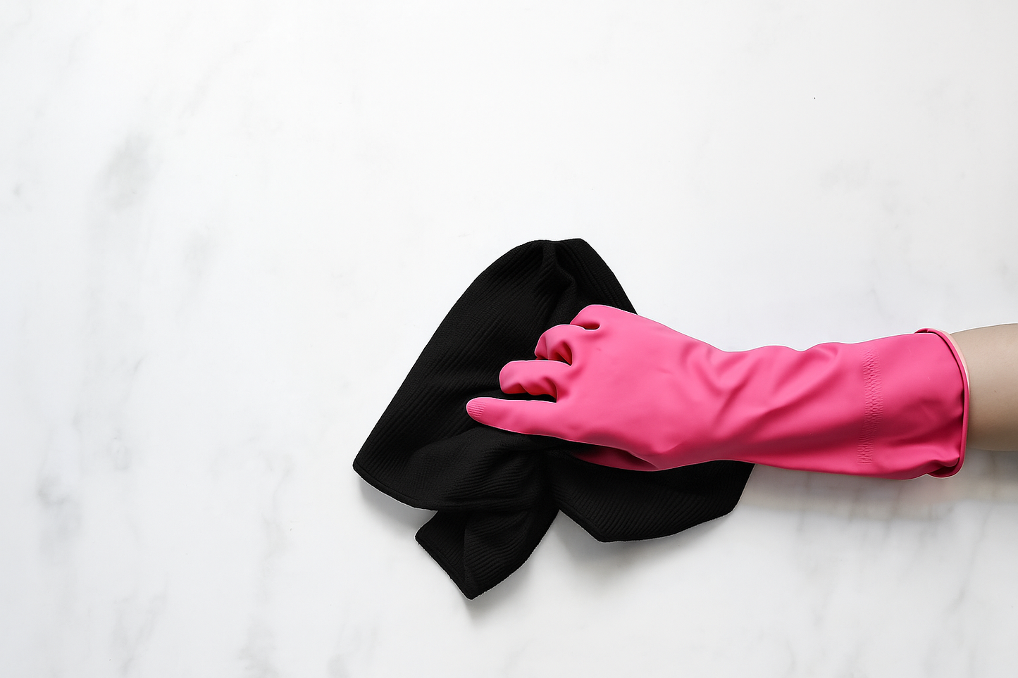 14x14 Microfiber Cleaning Towels – 50 Pack |Black|