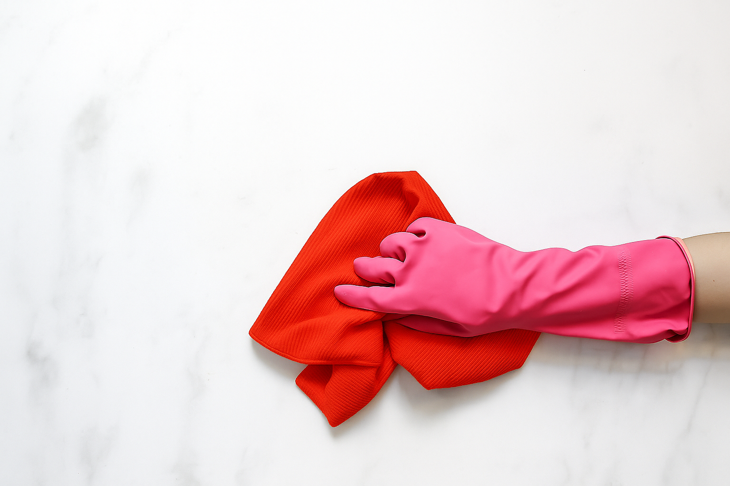 14x14 Microfiber Cleaning Towels – 50 Pack |Red|