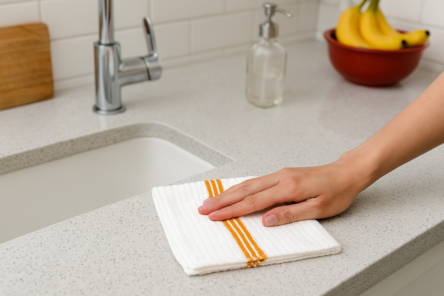 14"x17" Microfiber Bar Mop Towel – Pack of 36 - 290 GSM |Gold|