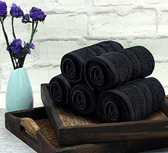 Commercial Hand Towels Black – 100% Cotton | 16" x 27"| 3Lbs/Dzn