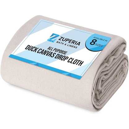  heavy‑duty canvas drop cloth 4x50 ft for painting