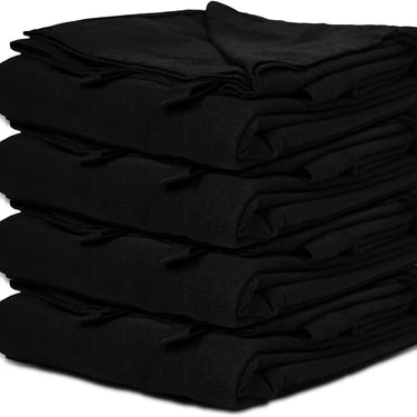 Zuperia 4 Pack Black Canvas Tarp, Camping tarp