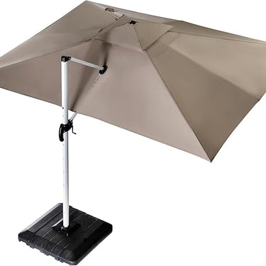 ZUPERIA 10x13ft Cantilever Patio Umbrella with 360° Rotation