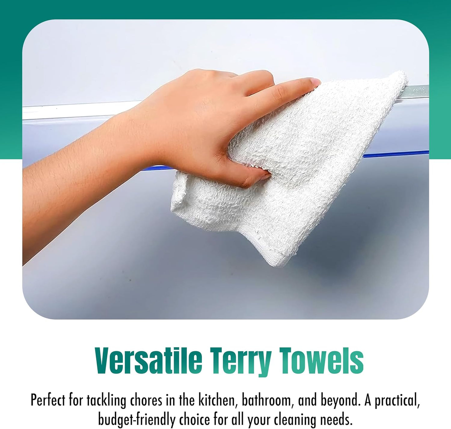 100% Cotton Terry Towels – 14" x 17" | 23 Oz per Dzn