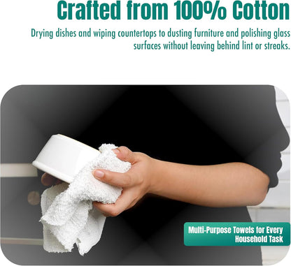 100% Cotton Terry Towels – 14" x 17" | 23 Oz per Dzn
