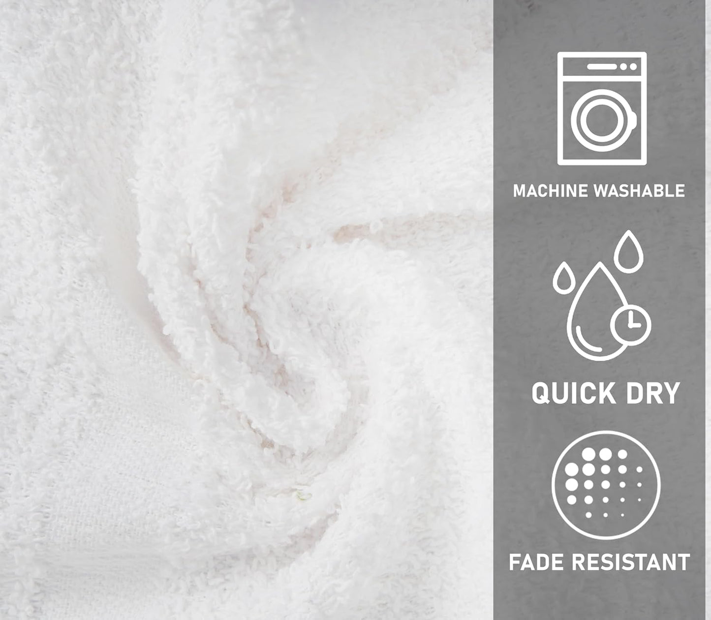 Cotton Wash Cloths (12x12 Inches) - | 100% Cotton | 1Lbs per Dzn