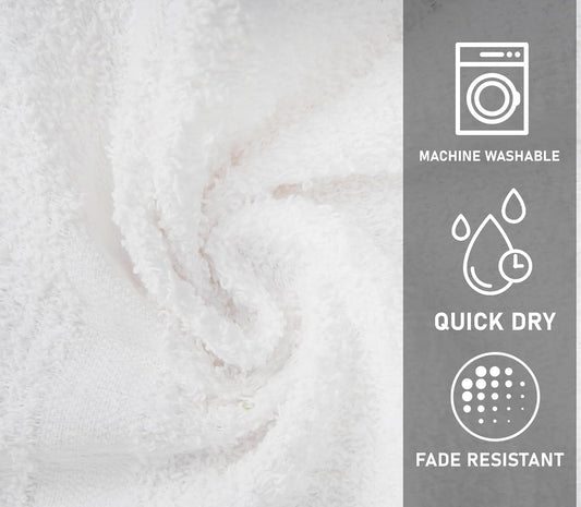 Cotton Wash Cloths (12x12 Inches) - | 100% Cotton | 1Lbs per Dzn