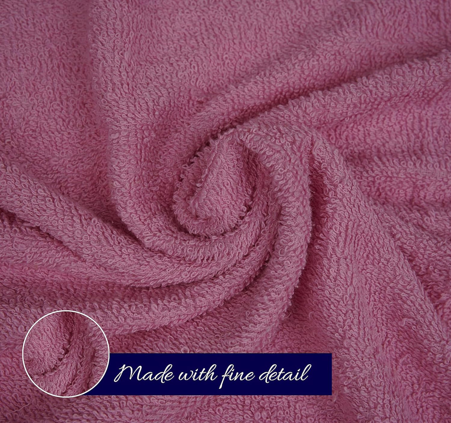Multicolor Bath Towels (30x54 Inches) – 100% Cotton | 450 GSM | Pack of 7