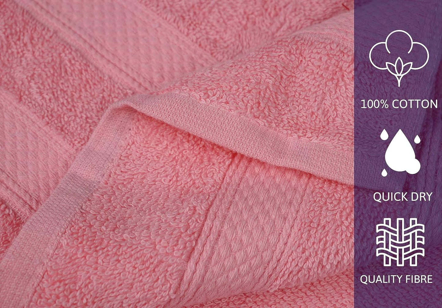 Premium Multicolor Hand Towels Colors – 100% Cotton | 16" x 28"| 500 GSM | Pack of 10