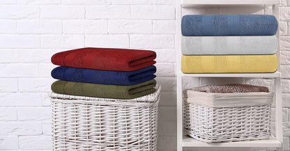 Premium Multicolor Hand Towels Colors – 100% Cotton | 16" x 28"| 500 GSM | Pack of 10