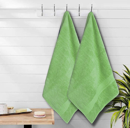 Sage Bath Towels (30 x 60 Inches) – 100% Ring-Spun Cotton | 500 GSM | Pack of 4