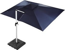 10x13 ft Cantilever Patio Umbrella with Solar Powered LED - Navy