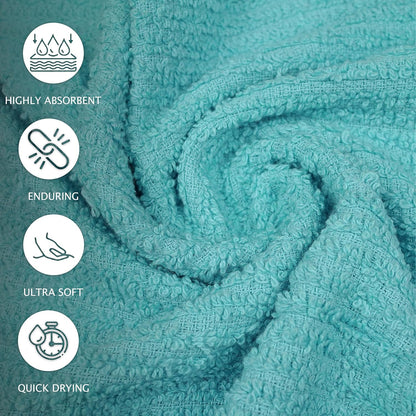 Bar Mop Towels Aqua – 16" x 19" | 100% Ring-Spun Cotton | 32 Oz per Dzn