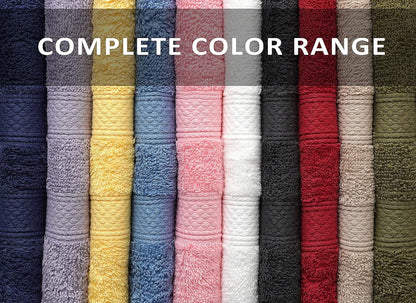 Premium Multicolor Hand Towels Colors – 100% Cotton | 16" x 28"| 500 GSM | Pack of 10