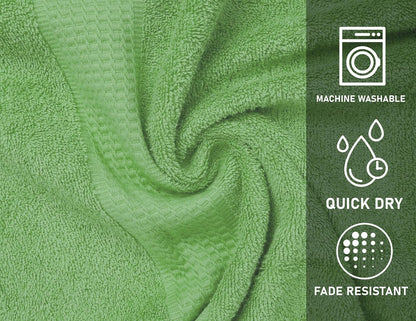 Sage Bath Towels (30 x 60 Inches) – 100% Ring-Spun Cotton | 500 GSM | Pack of 4