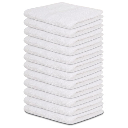 Commercial Hand Towels White – 100% Cotton | 16" x 27"| 3Lbs/Dzn