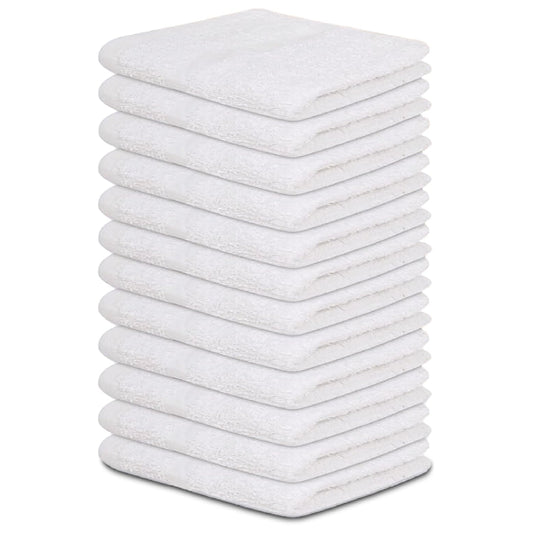 Commercial Hand Towels White – 100% Cotton | 16" x 27"| 3Lbs/Dzn