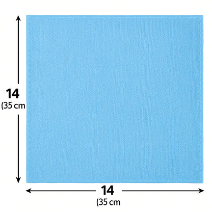 14x14 Microfiber Towels – Finished Edges - 250 GSM - 600 Pcs Pack |Royal Blue|