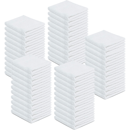 Cotton Terry Cleaning Towels – 12" x 12" | 100% Cotton | 18 oz per dzn (Pack of 100)