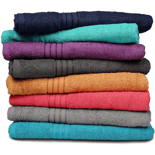 Multicolor Bath Towels (27 x 54 Inches) – 100% Cotton | 500 GSM
