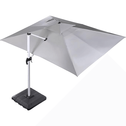 10x13 ft Cantilever Patio Umbrella - Light Grey
