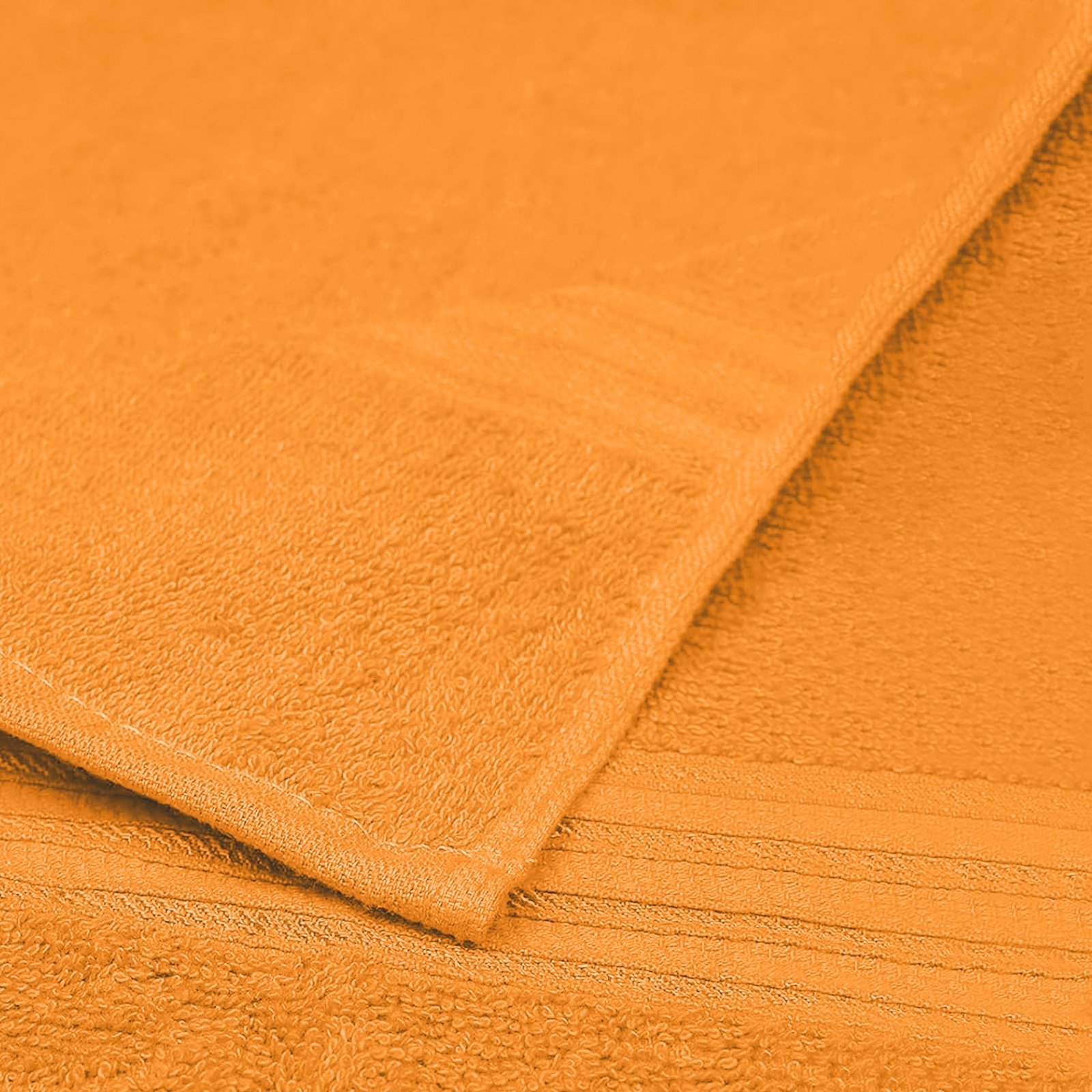 Premium Orange Bath Towels 27 x 54 Inches - 500 GSM (6 Pack) - Image 4