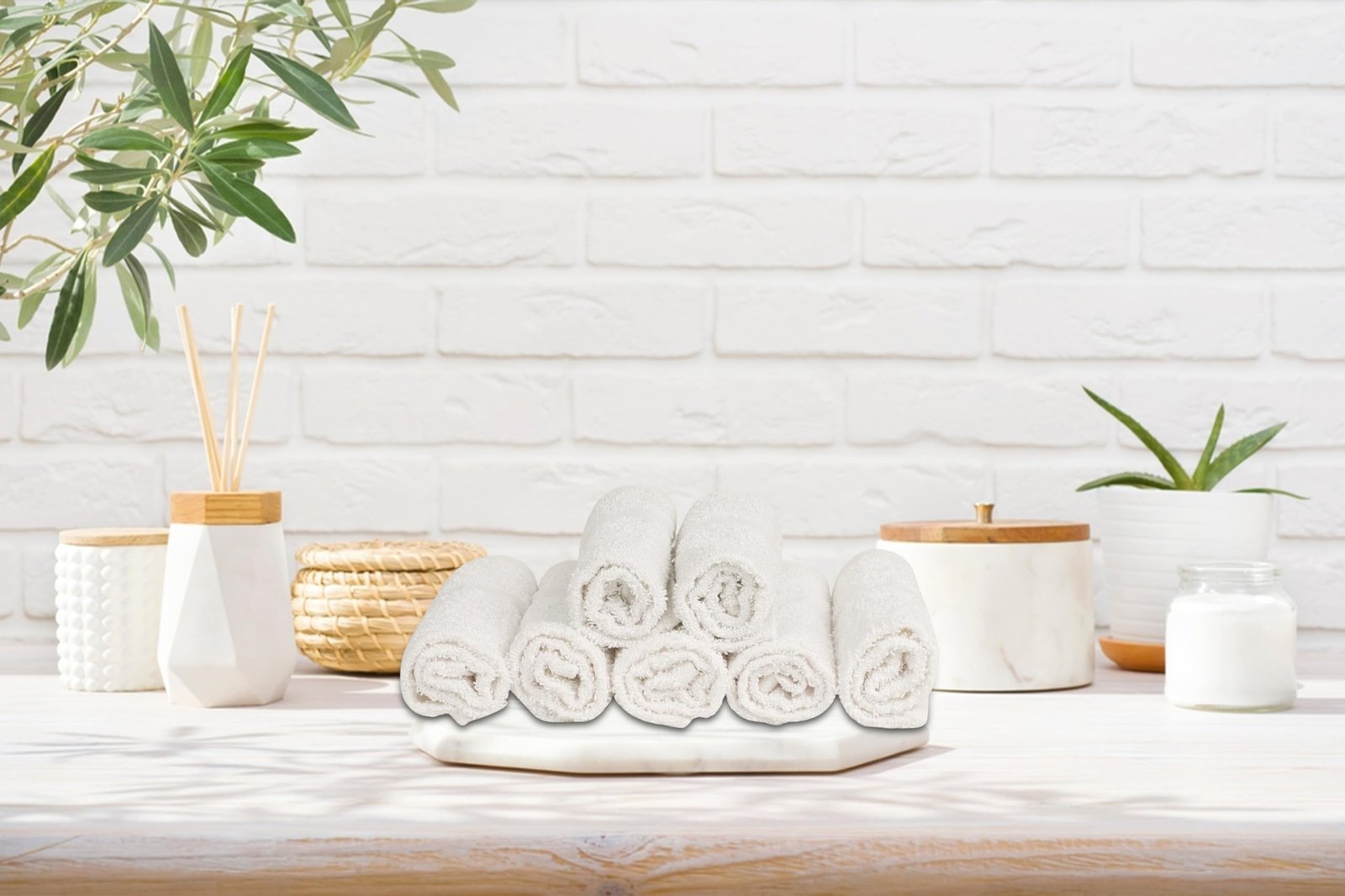 Economy White Washcloths 12 x 12 Inches - .75 lb/dz - Image 5