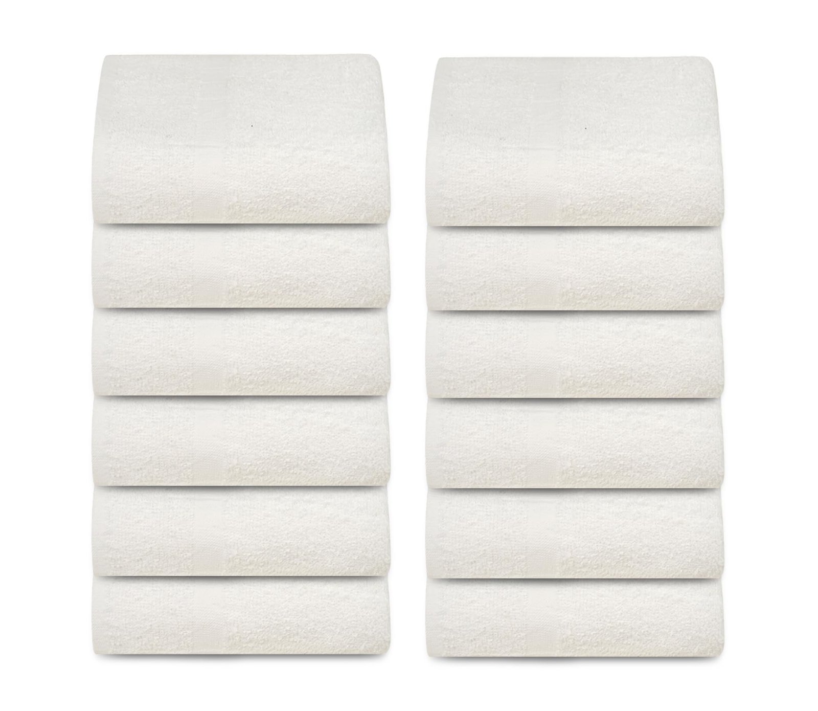 Economy White Washcloths 12 x 12 Inches - .75 lb/dz - Image 7