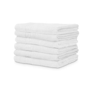 Premium White Bath Towels 27 x 54 Inches - 12 lbs/dz