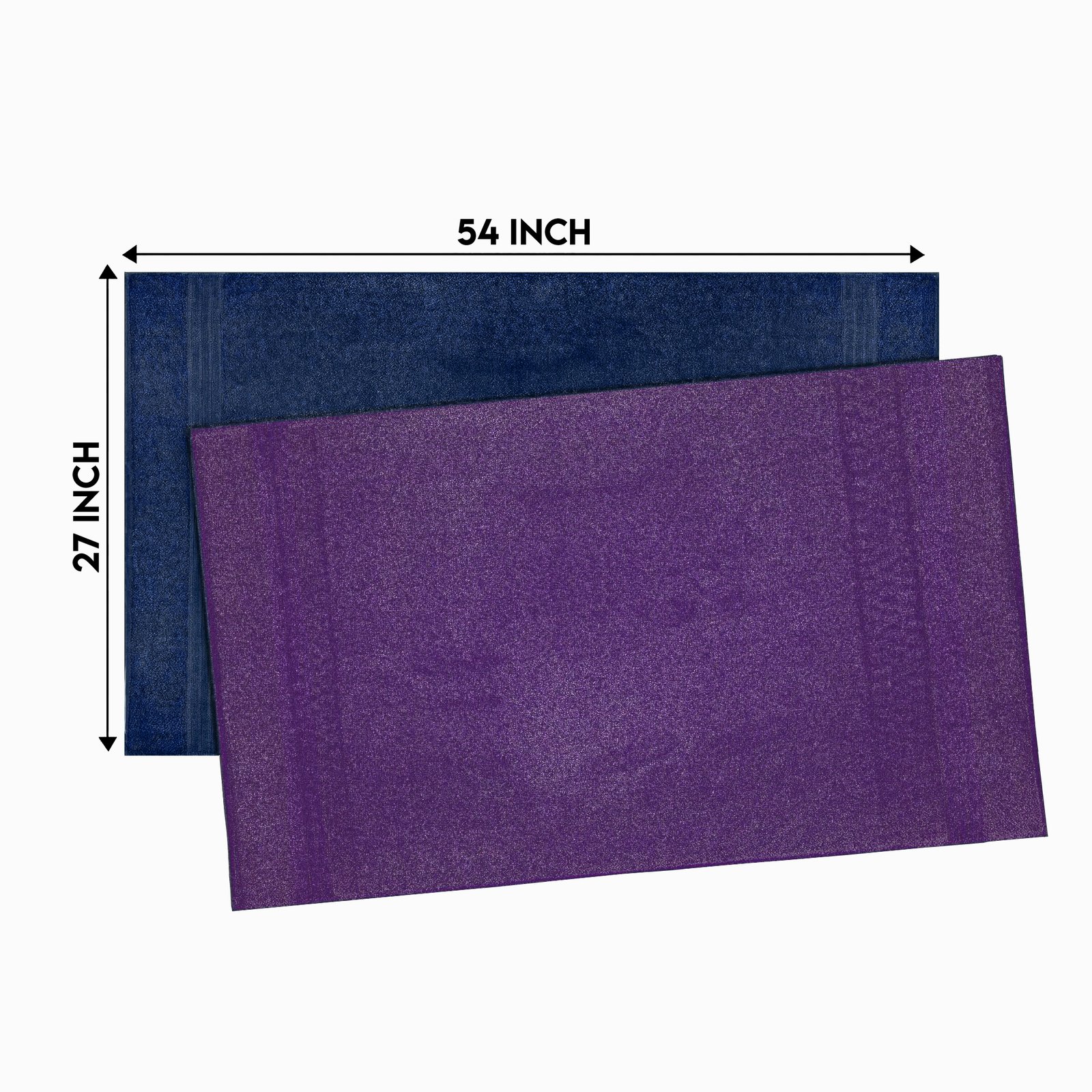 Premium Multicolor Bath Towels 27 x 54 Inches - 500 GSM (8 Pack) - Image 5