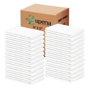 14 x 17 Cotton Terry towels (60 pack)