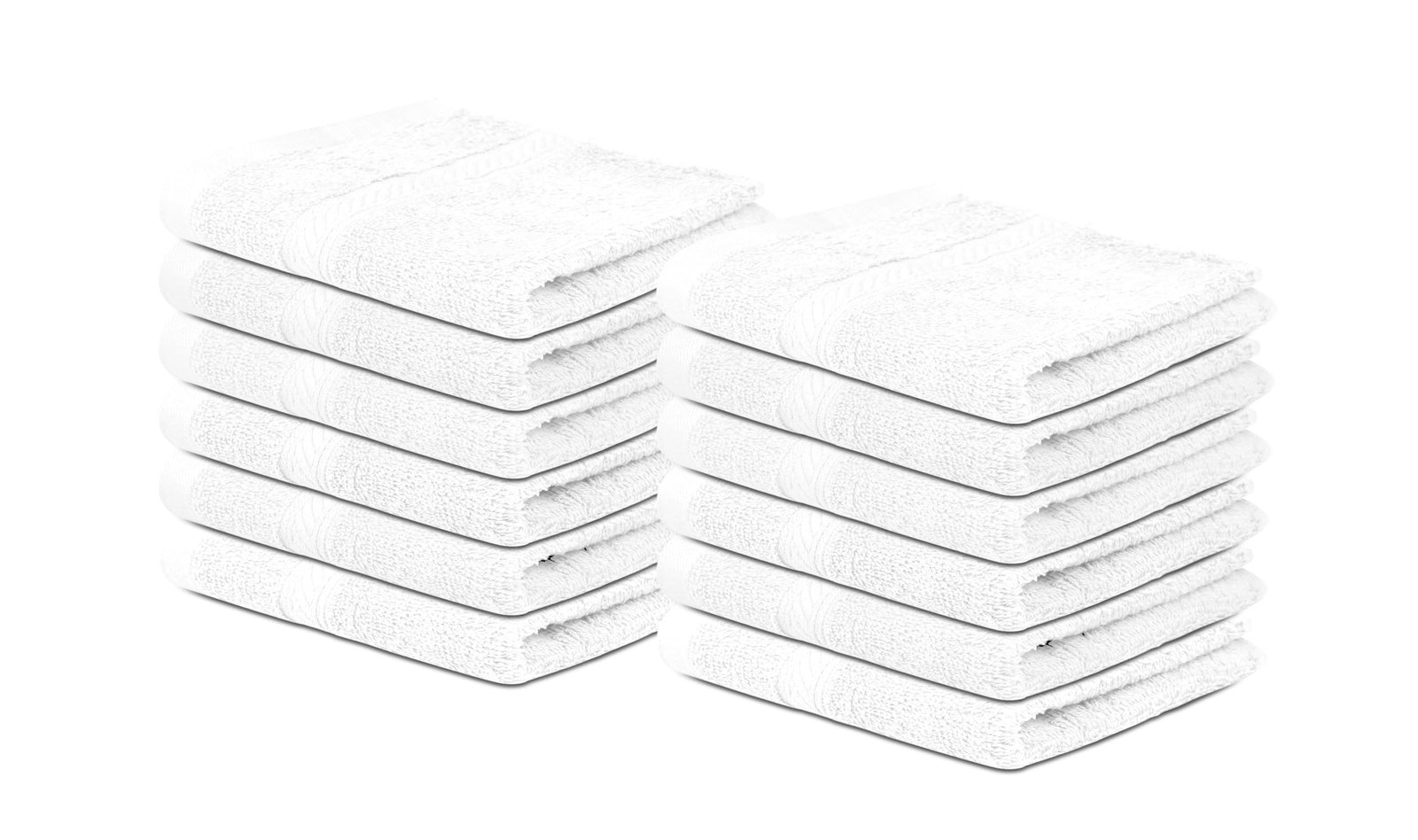 Standard White Washcloths 12 x 12 Inches - 1 lb/dz - Image 5